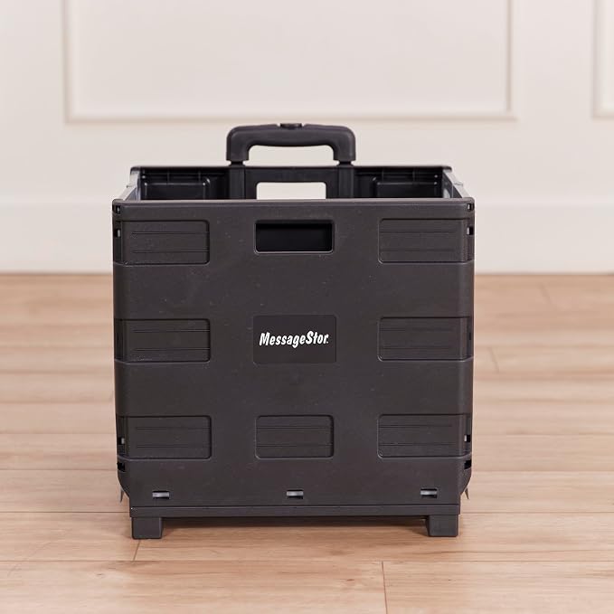 ECR4Kids Universal Collapsible Rolling Utility Storage Cart, Mobile Organizer - Image 10