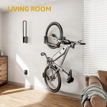 monTEK Swivel Bike Wall Mount, No Heavy Lifting Required Bike Wall Mount - Image 8