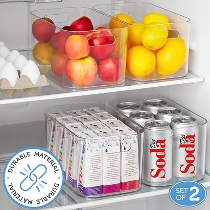 STORi Bliss 10" x 6" Open Clear Pantry Organizer Bin, Plastic Containers - Image 2