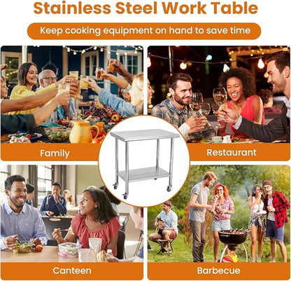 GarveeTech Stainless Steel Work Table, - Image 7