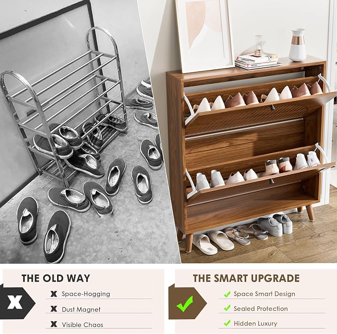 Fsbecl Shoe Storage Cabinet for Entryway - Image 6