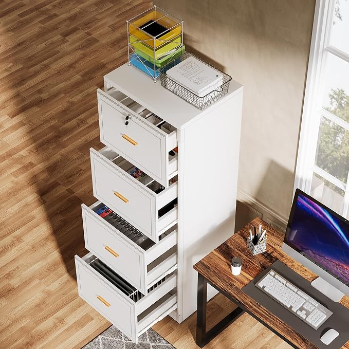 Tribesigns 4 Drawer File Cabinet - Image 4
