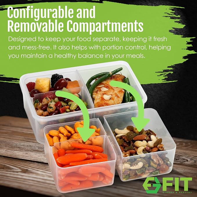 FIT Strong & Healthy Bento Box for Kids and Adults - Image 4