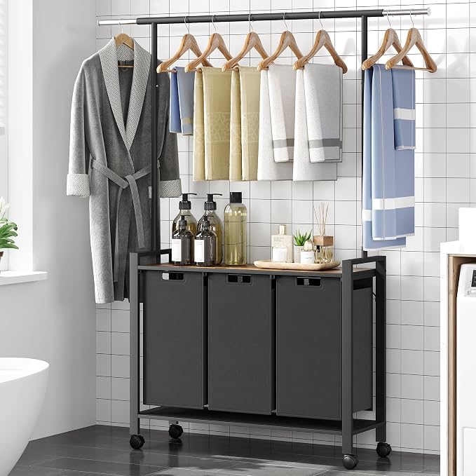 IDEALHOUSE Laundry Sorter, Rolling Laundry Hamper - Image 5