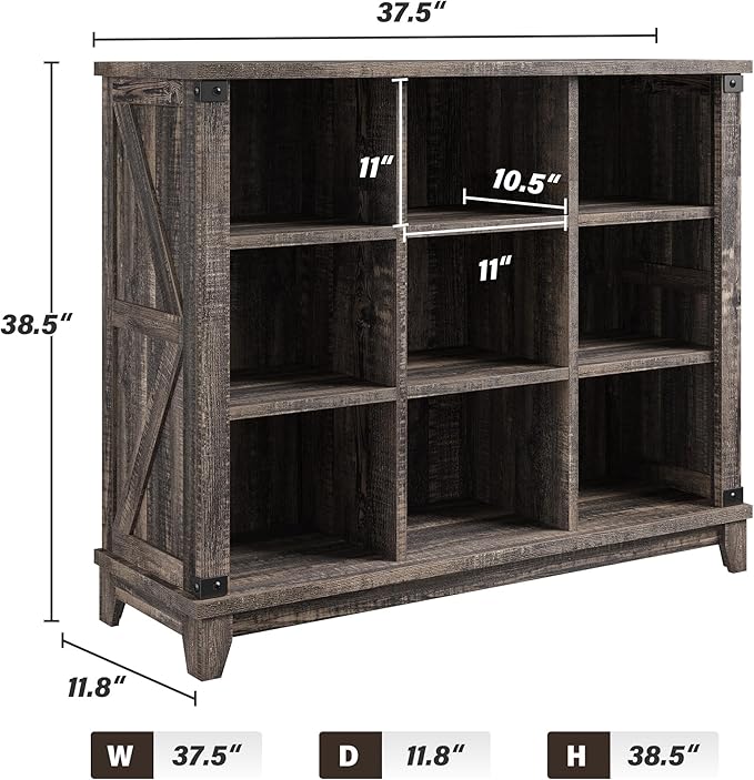 EnHomee 9 Cube Storage Organizer and Shelves, Cubby Storage Organizer, - Image 3