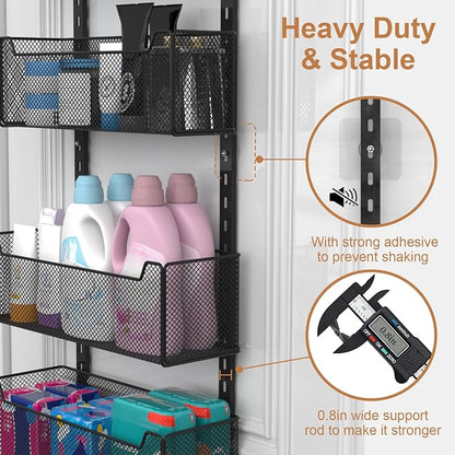 VyGrow Over The Door Organizer, 8-tier Metal Door Organizer Hanging - Image 7