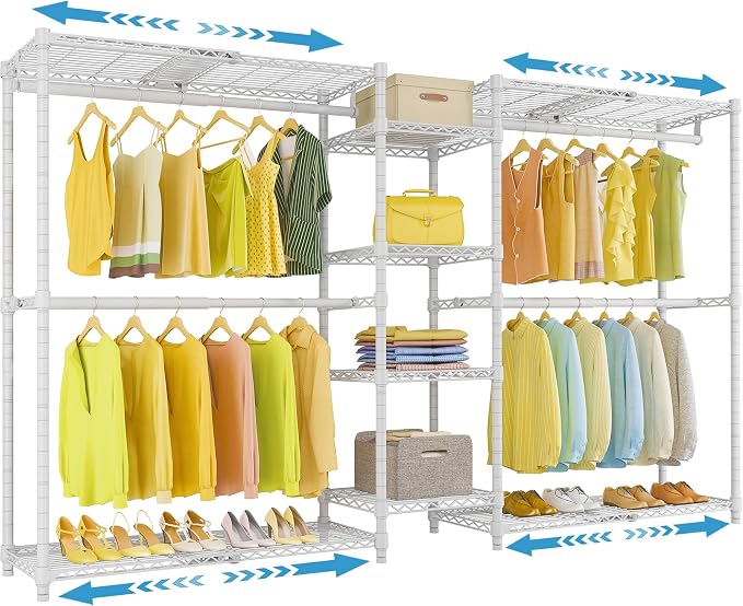 VIPEK X3 Expandable Heavy Duty Clothes Rack Adjustable from 5'2" to 8' by VIPEK