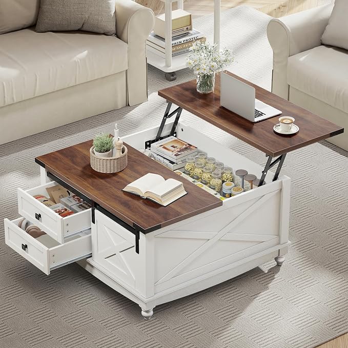 ALLSTAND 31.5" Lift Top Coffee Table by ALLSTAND