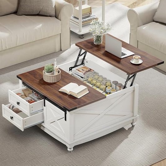 ALLSTAND 31.5" Lift Top Coffee Table by ALLSTAND