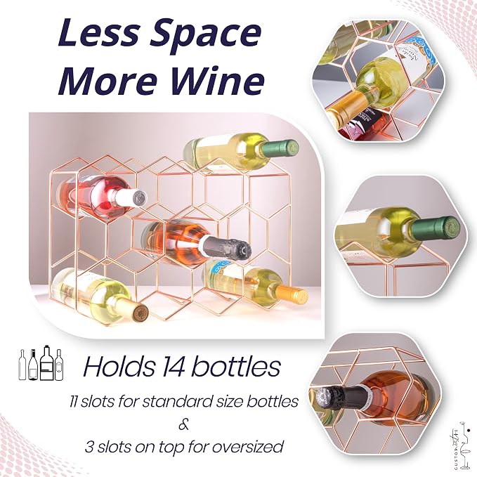 Gusto Nostro Countertop Wine Rack - Image 3