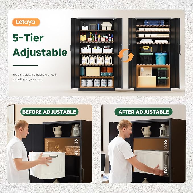 Letaya Metal Storage Cabinets - Image 4