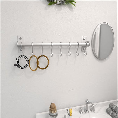 Dseap Kitchen Utensil Holder Hanger, Pot and Pan Rack Wall Mounted, Kitchen Rail - Image 4