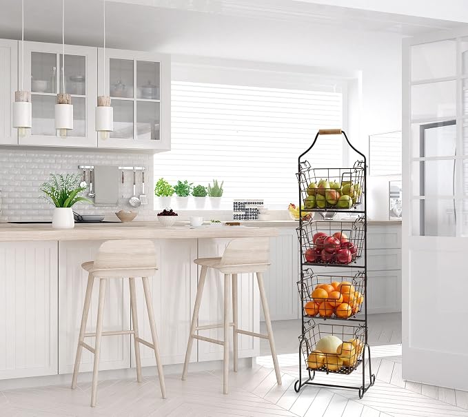 Mikasa Gourmet Basics Ferme 4-Tier Market Basket - Image 8