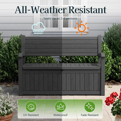 Outdoor Bench, Waterproof Garden Bench - Image 3