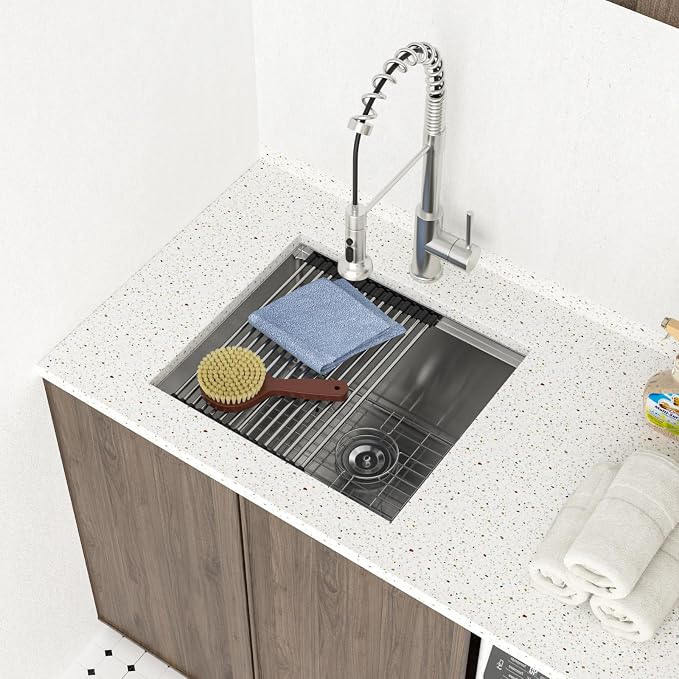 21 Laundry Sink Stainless Steel - Image 3