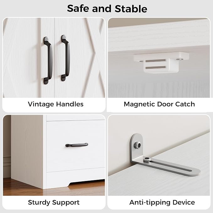 IRONCK Pantry Cabinet, Kitchen Storage Cabinet - Image 7