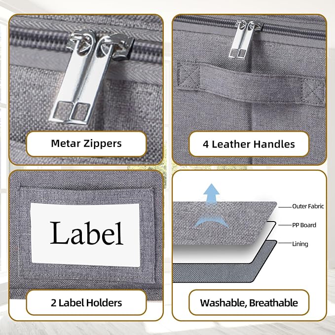 Yawinhe Foldable Underbed Storage Bags, Containers Bin - Image 6