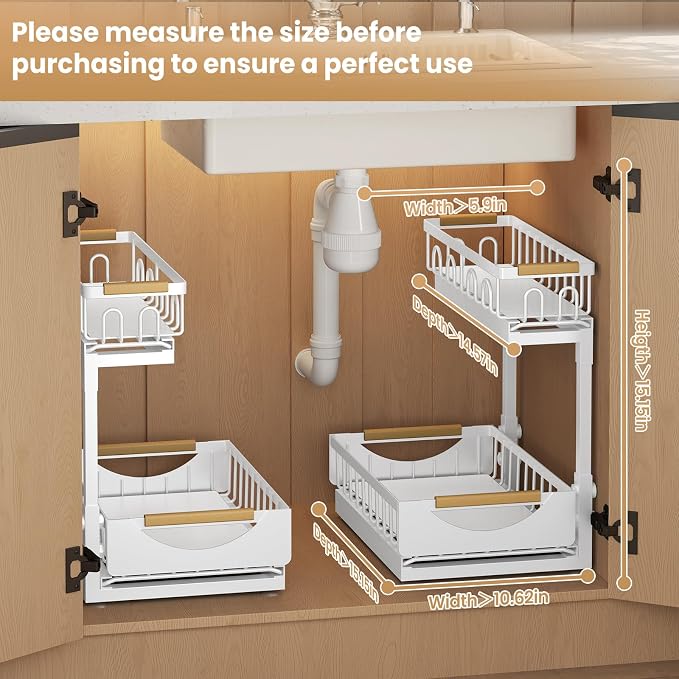 Under Sink Organizer and Storage - Image 7