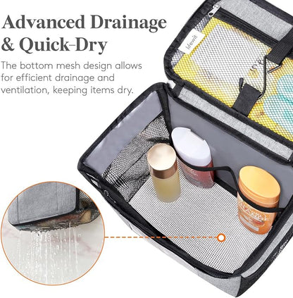 Lifewit Mesh Shower Caddy Bag Portable, Quick Dry Hanging Bathroom Organizer - Image 5