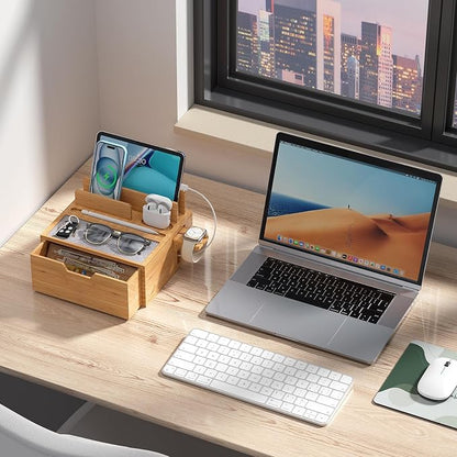 Multi-Device Charging Station Dock & Organizer, - Image 6