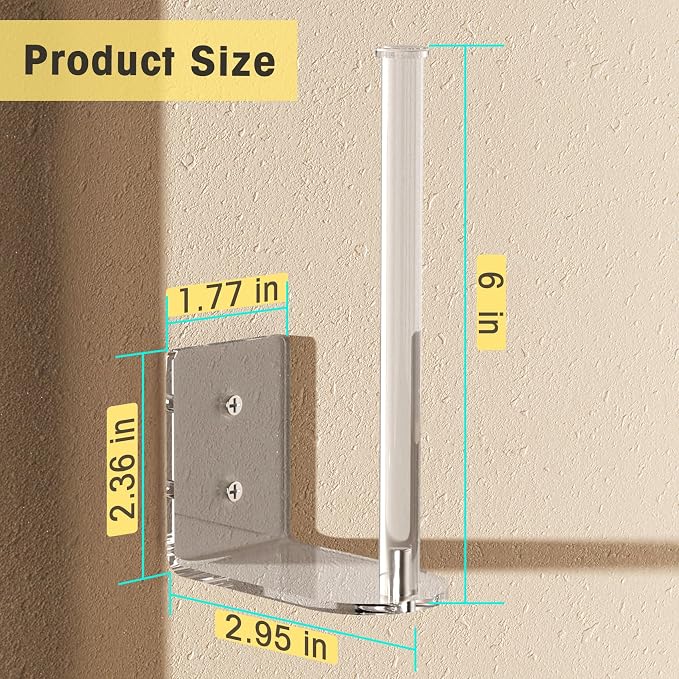 Durmmur 2 Pack Hat Racks for Baseball Caps, Acrylic Hat Organizer, Hat Hooks - Image 3