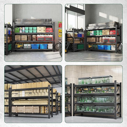 Letaya 68" W Storage Shelves Heavy Duty, 7000LBS Garage Shelving Units - Image 6