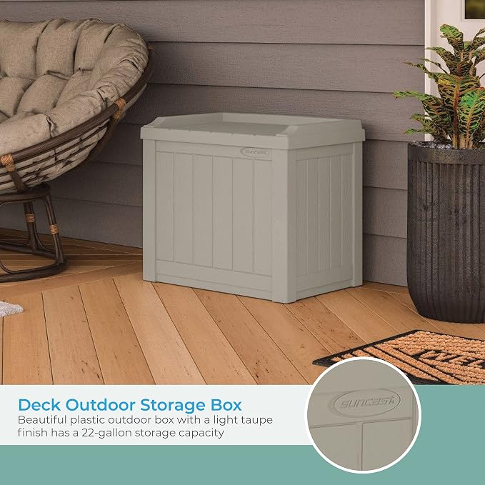 Suncast Outdoor Storage Box - Image 3