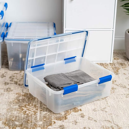 IRIS USA 4-Pack 26.5/44 Combo Qt Storage Bins - Image 3