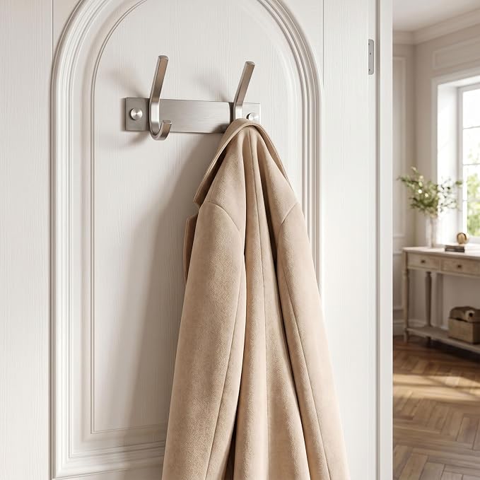 WEBI Heavy Duty Stainless Steel 304 Coat Rack Towel Rail - Image 2