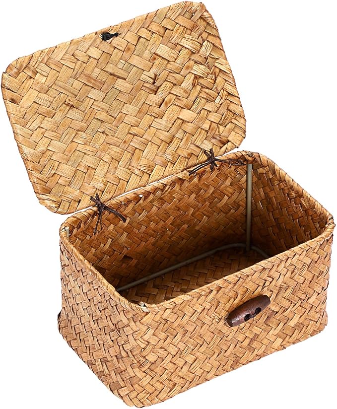 Hipiwe Seagrass Basket Key Holder Box - Image 9