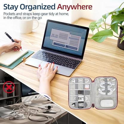 Cord Organizer Travel Case, Cable Organizer Bag - Image 6