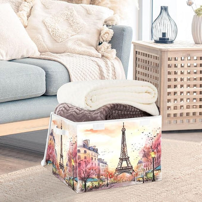Watercolor Paris Storage Bins - Image 5
