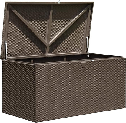 Arrow 4' x 2' x 2' Spacemaker Espresso 134 Gallon Hot-Dipped Galvanized Steel - Image 16