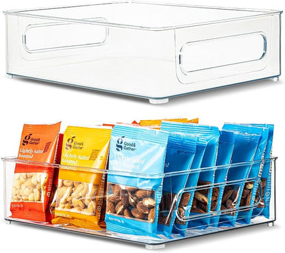 primebox Plastic Food Storage 2 pack Clear Container Bin by primebox