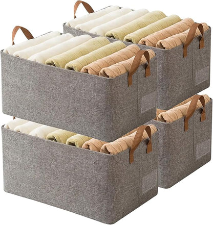 AARAINBOW Linen Closet Organizer Storage Bin by AARAINBOW