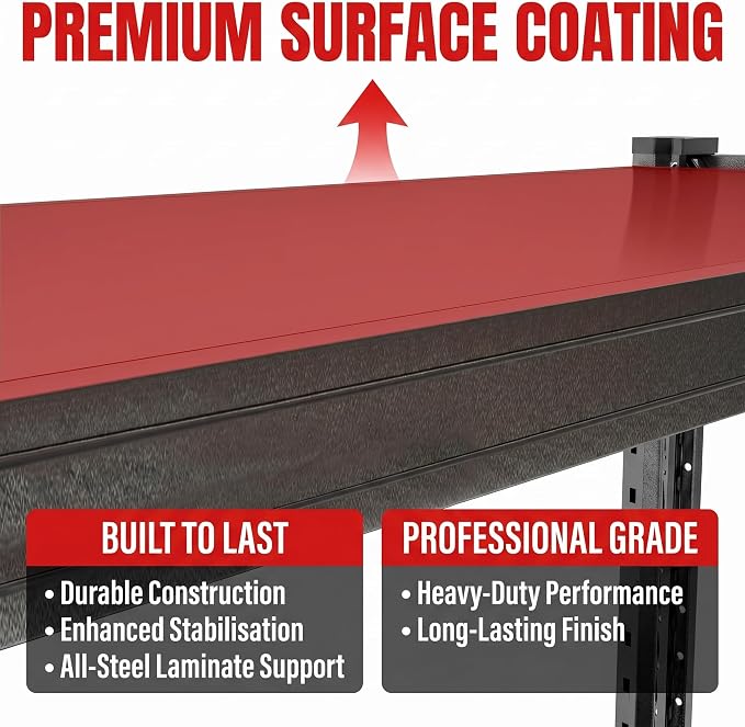 67" W Heavy Duty Garage Shelving, 6000 LBS Metal Storage Shelves - Image 3