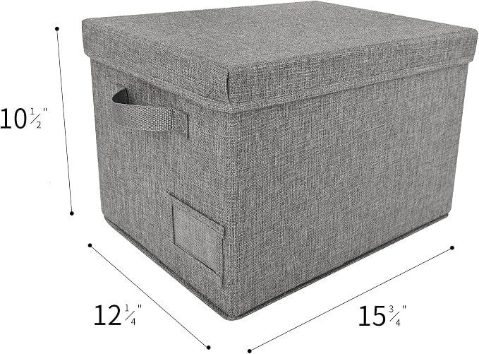 GRANNY SAYS Storage Bins with Lids, Linen Closet Organizers and Storage Baskets - Image 5
