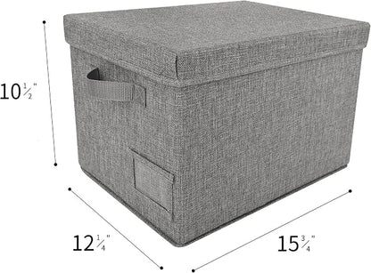 GRANNY SAYS Storage Bins with Lids, Linen Closet Organizers and Storage Baskets - Image 5