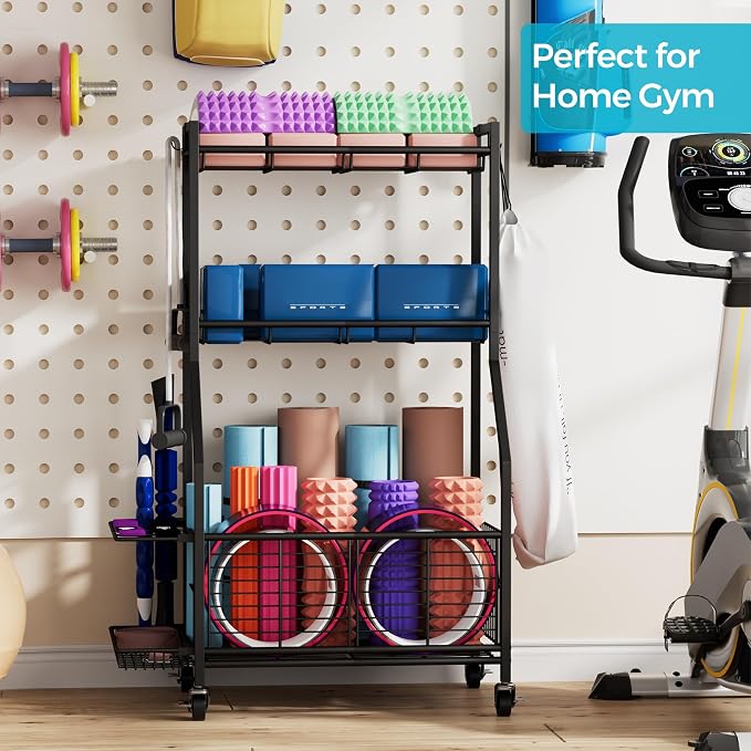 Sports Equipment & Toy Storage Rack - Image 4