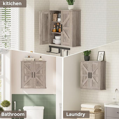 Homleke Bathroom Wall Cabinet, Medicine Cabinet - Image 6