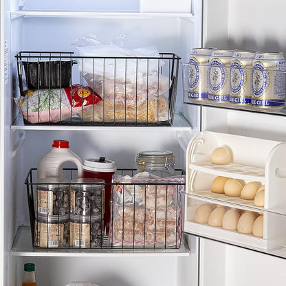 Upright Freezer Organizer Bins， Freezer Baskets - Image 4