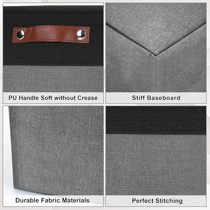 Storage Bins Large Fabric Storage Baskets - Image 5