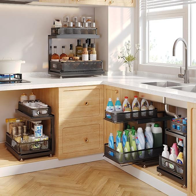 2-Pack Under Sink Storage Organizer - Image 8