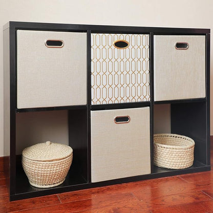Posprica Foldable Storage Bins, 13×13 Storage Cubes Basket Containers - Image 6