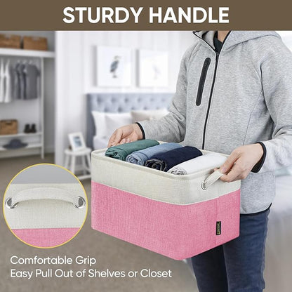 BALEINE 4 Pack Fabric Storage Bins - Image 7