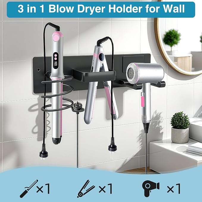Hair Dryer Holder Blow Dryer Holder - Image 4