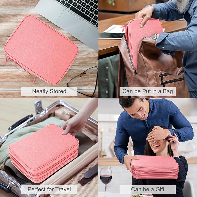 FYY Electronic Organizer, Extra Large Travel Cable Organizer Bag Pouch Portable - Image 7