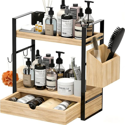 2-Tired Bathroom Counter Organizers and Storage, Bathroom Countertop Organizer by Unknown