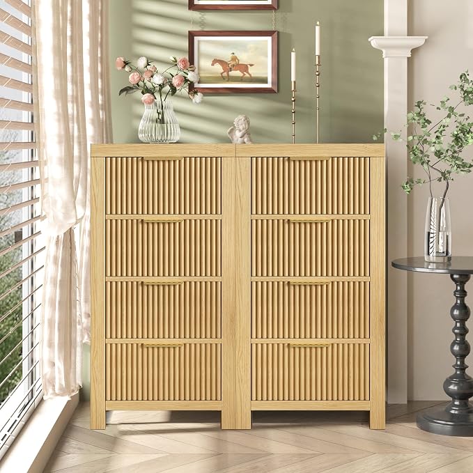 Modern 8-Drawer Solid Wood Dresser - Image 8