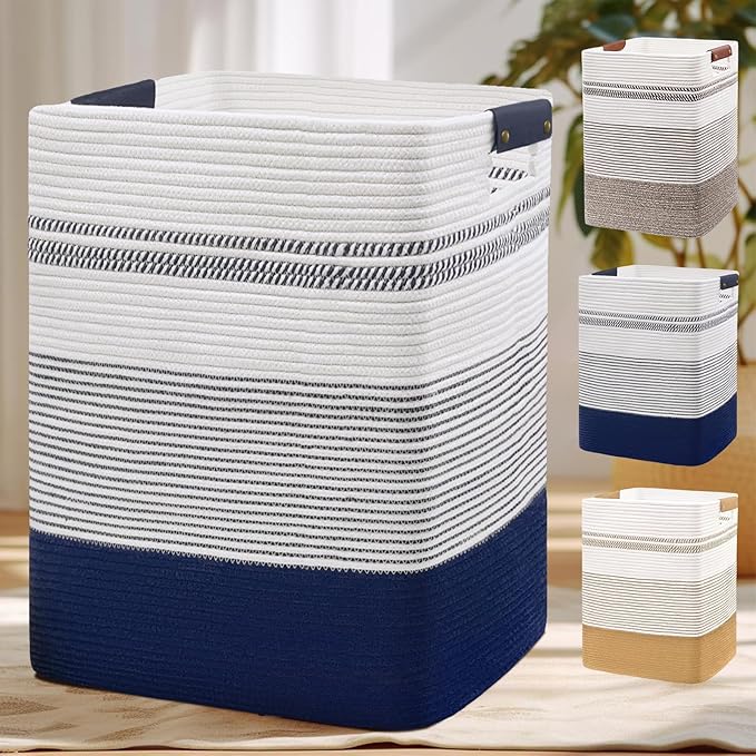 DOFASAYI Laundry Basket - 85L Large Woven Baskets by DOFASAYI